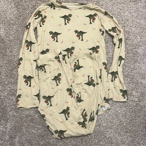 Posh peanut dinosaur pajamas